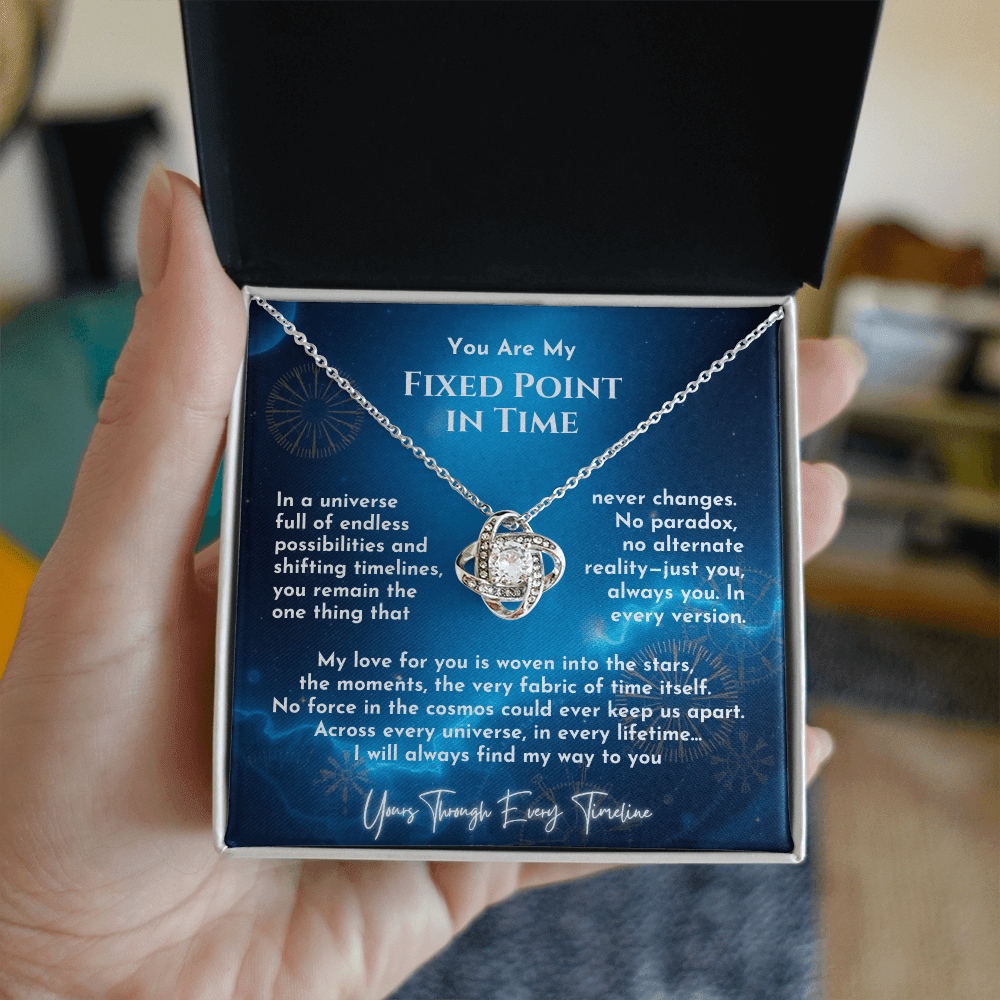 Fixed Point in Time Necklace – Symbol of Eternal Love & Soulmates - Bill and Dot's Finds