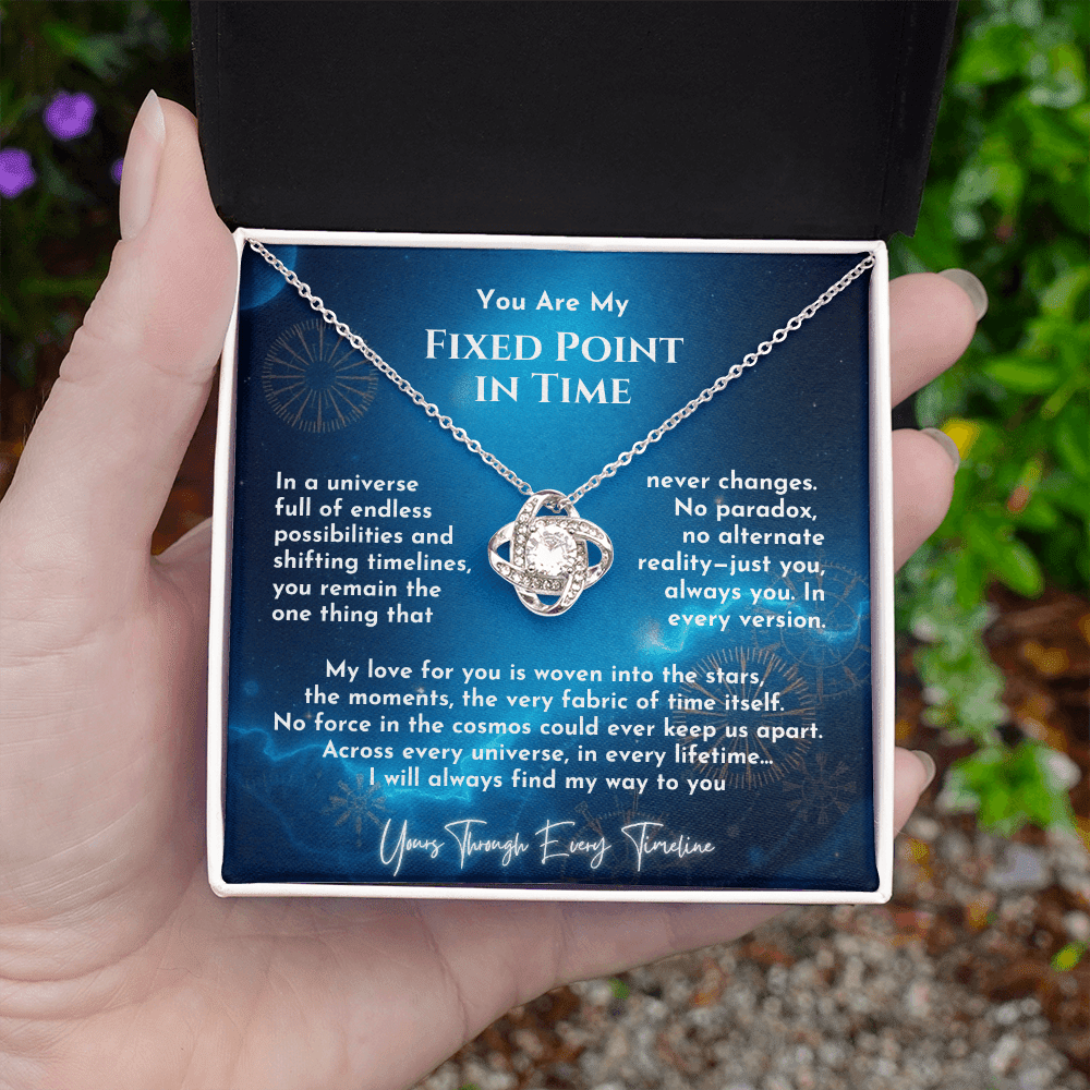 Fixed Point in Time Necklace – Symbol of Eternal Love & Soulmates - Bill and Dot's Finds