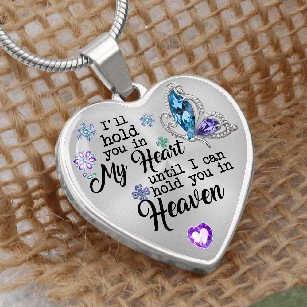 Hold You in My Heart Memorial Pendant - Bill and Dot's Finds