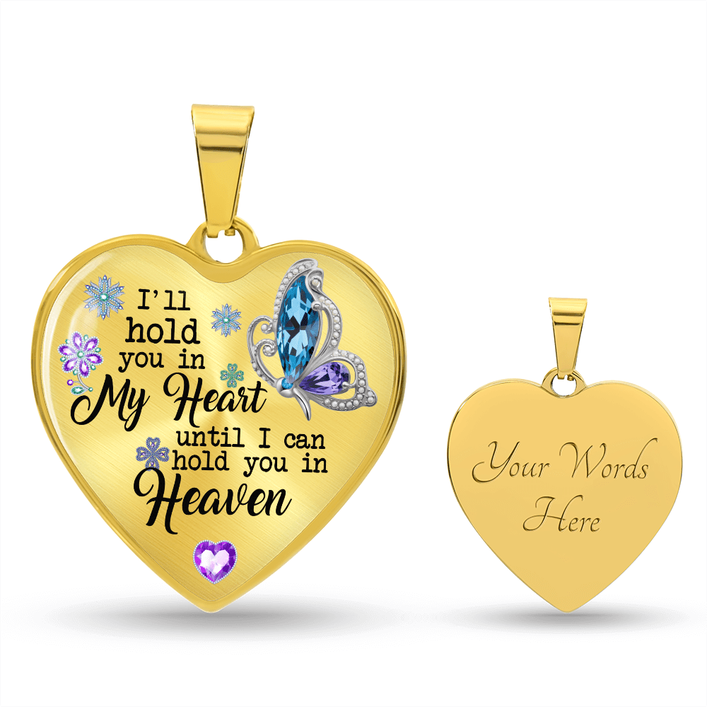 Hold You in My Heart Memorial Pendant - Bill and Dot's Finds