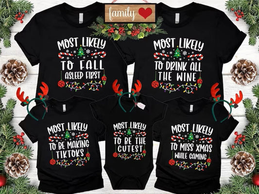 Most Likely To | Group/Family Christmas T-Shirts