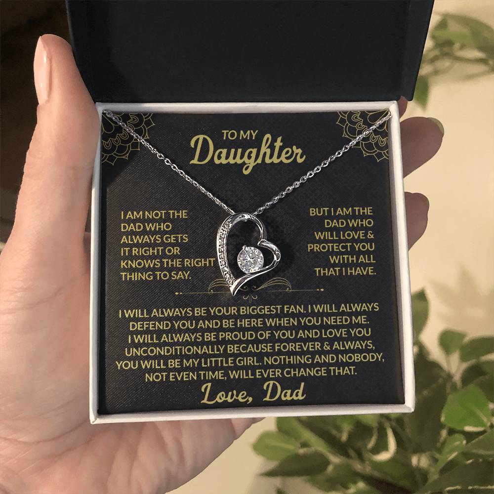 Daughter's Forever Heart Pendant