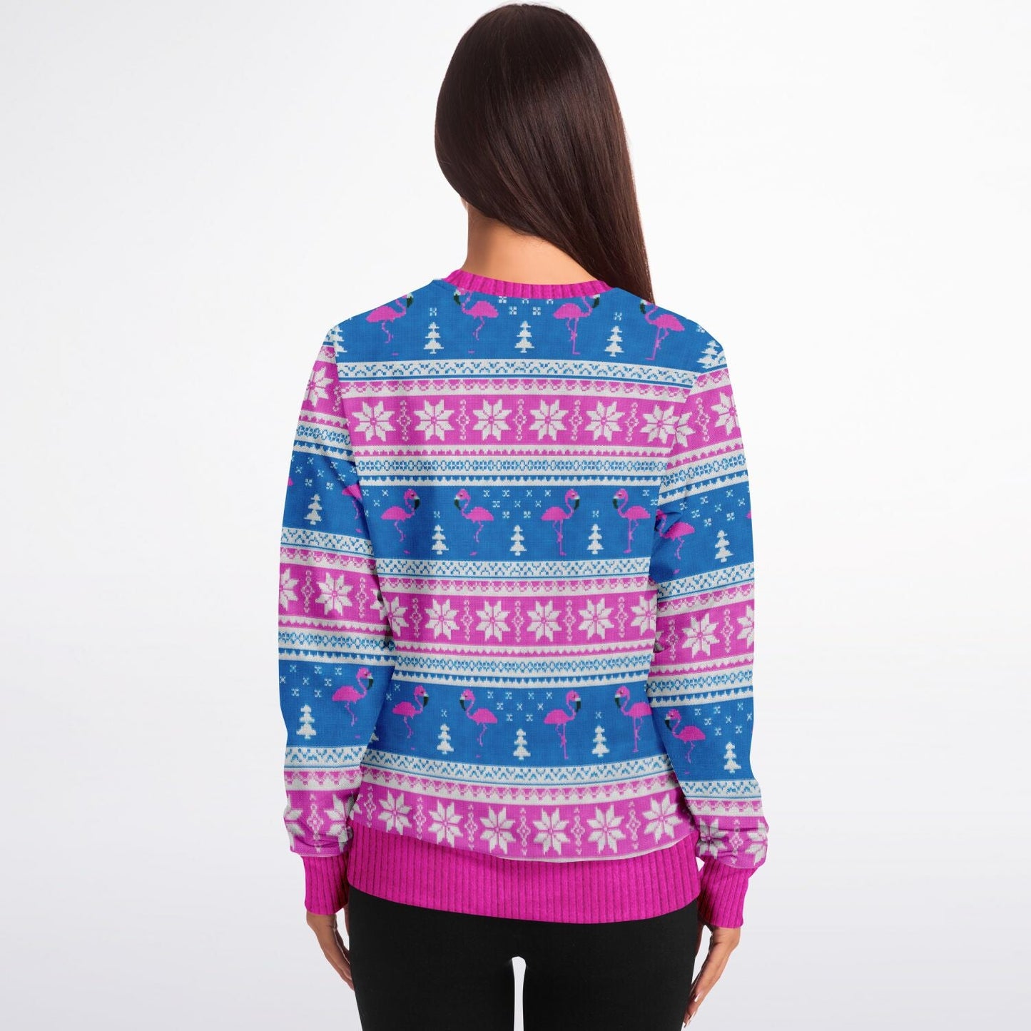Feliz Flamingo Christmas Sweater