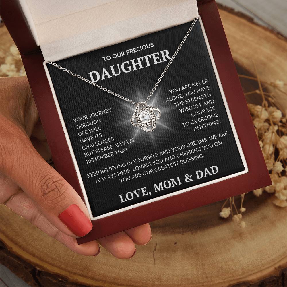 Daughter's Love Knot Necklace