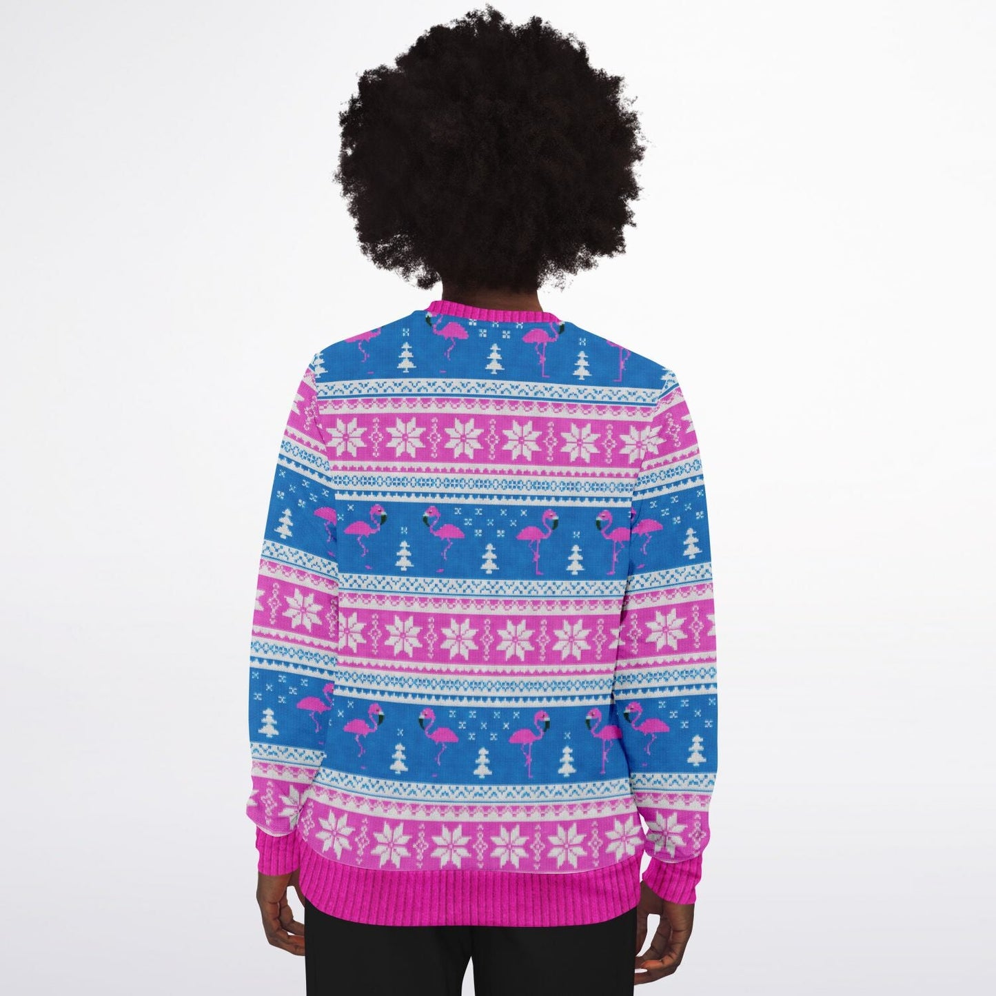Feliz Flamingo Christmas Sweater
