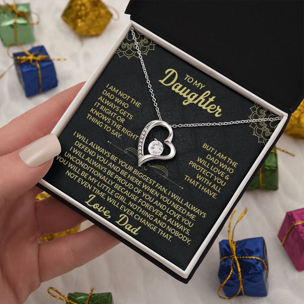 Daughter's Forever Heart Pendant