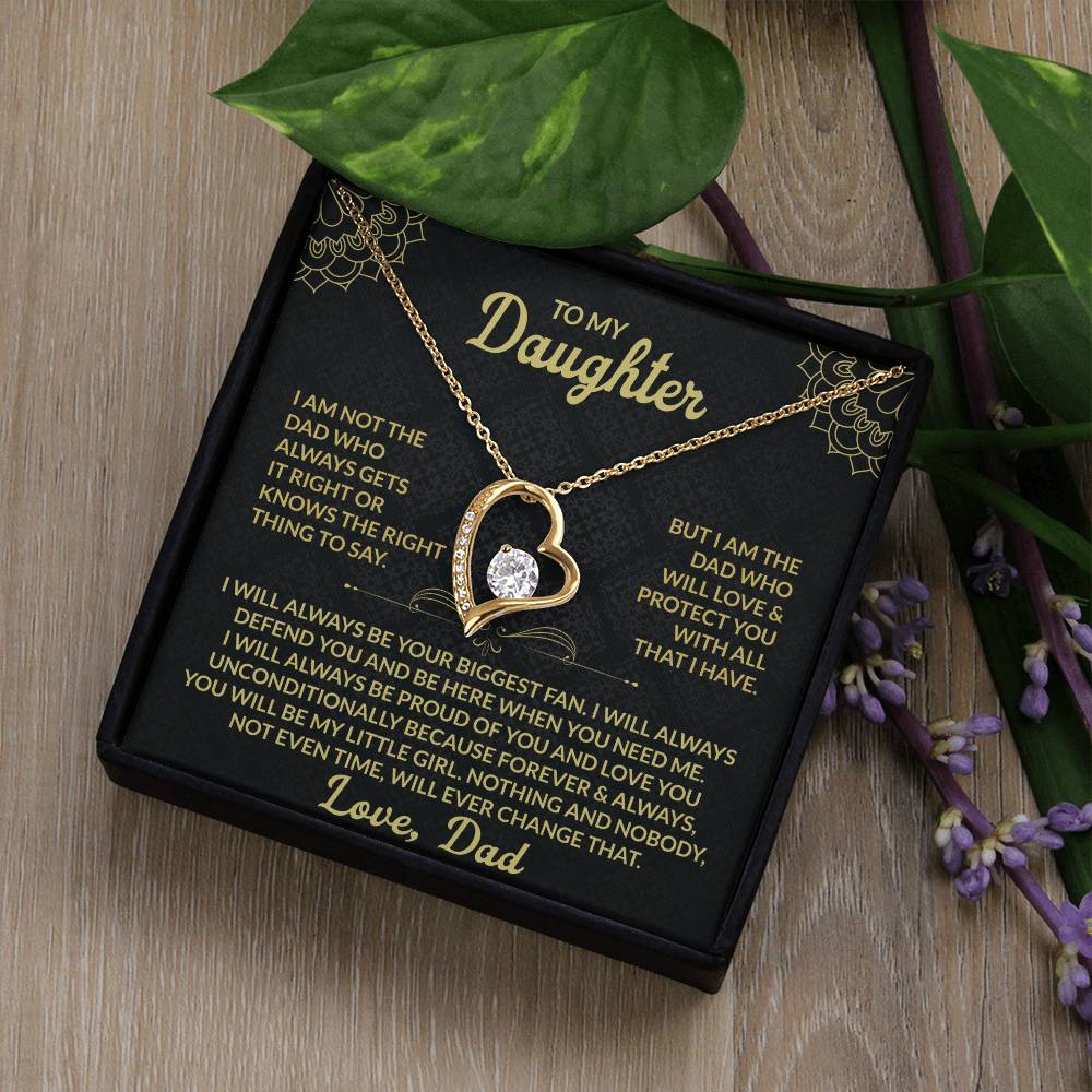 Daughter's Forever Heart Pendant