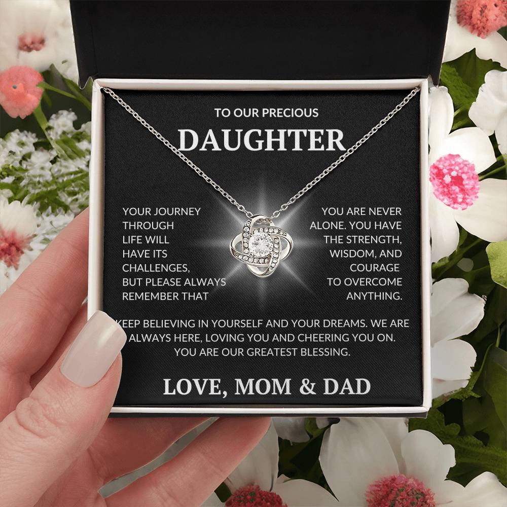 Daughter's Love Knot Necklace