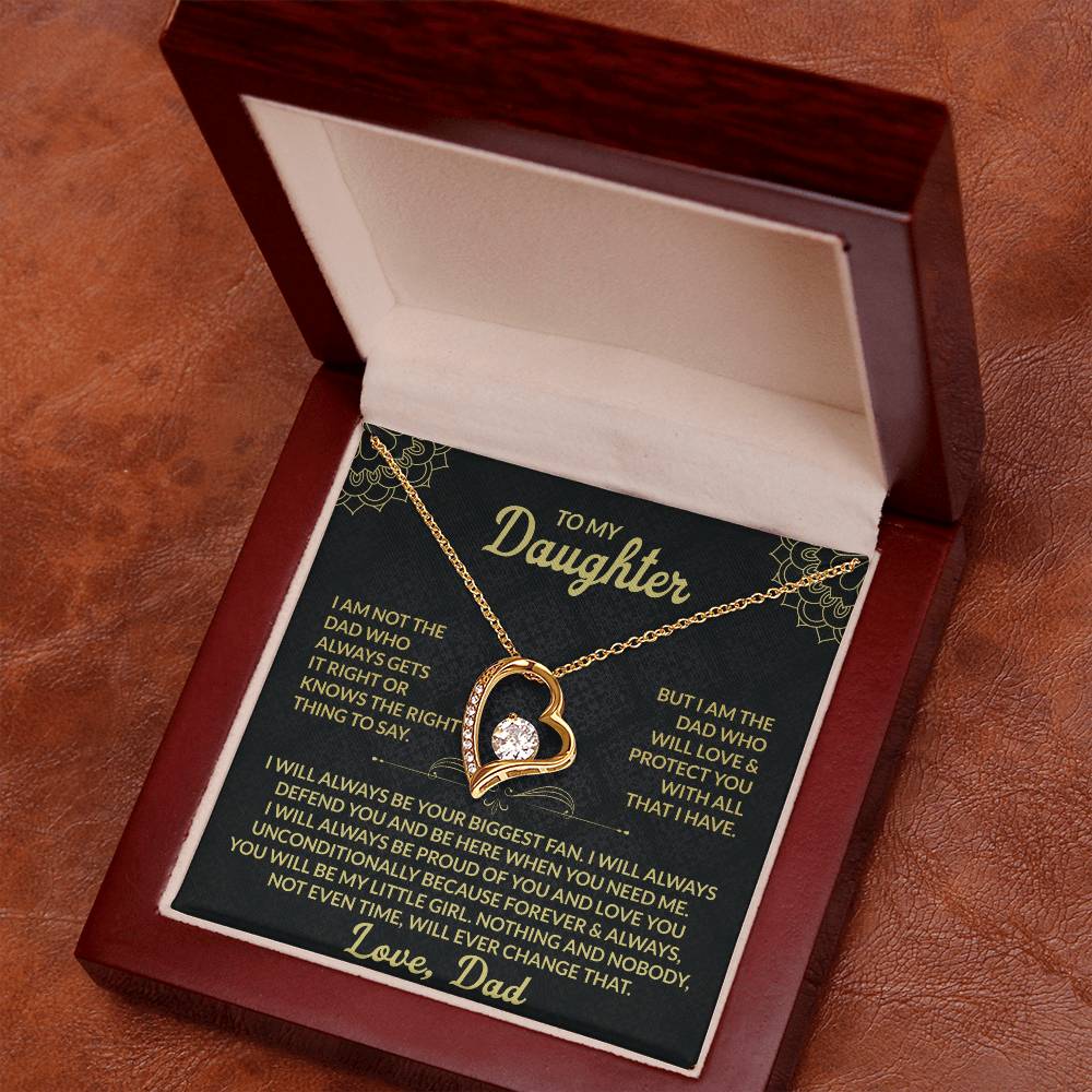 Daughter's Forever Heart Pendant