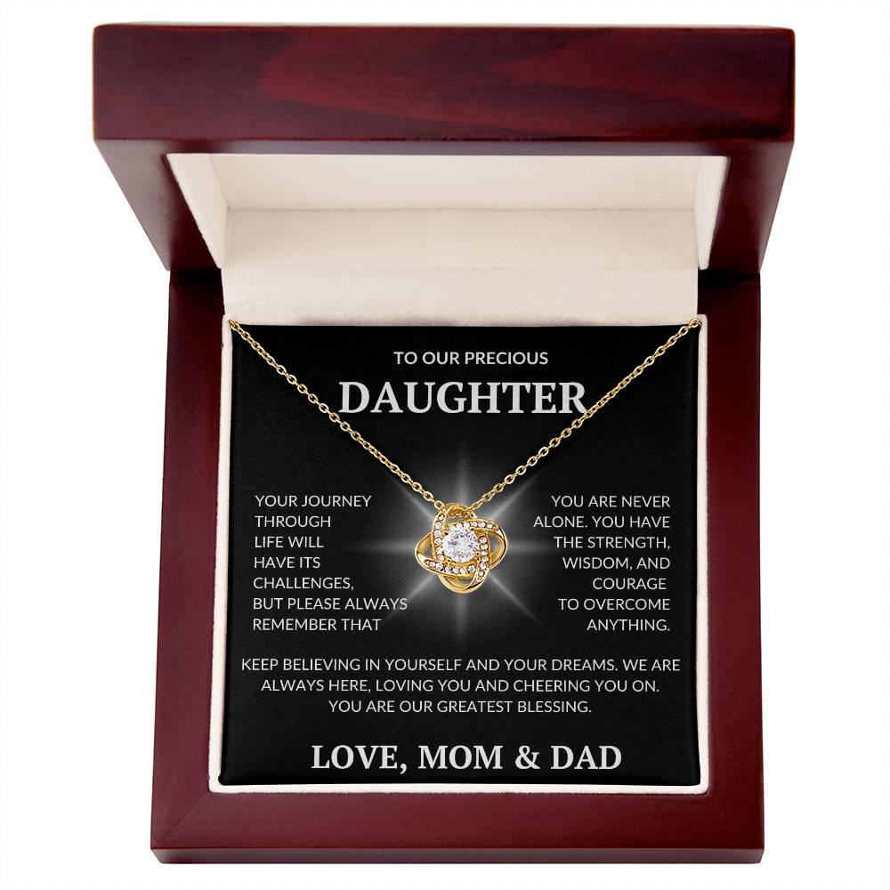 Daughter's Love Knot Necklace