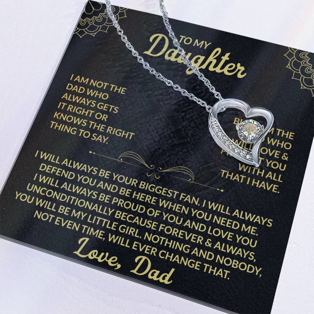 Daughter's Forever Heart Pendant