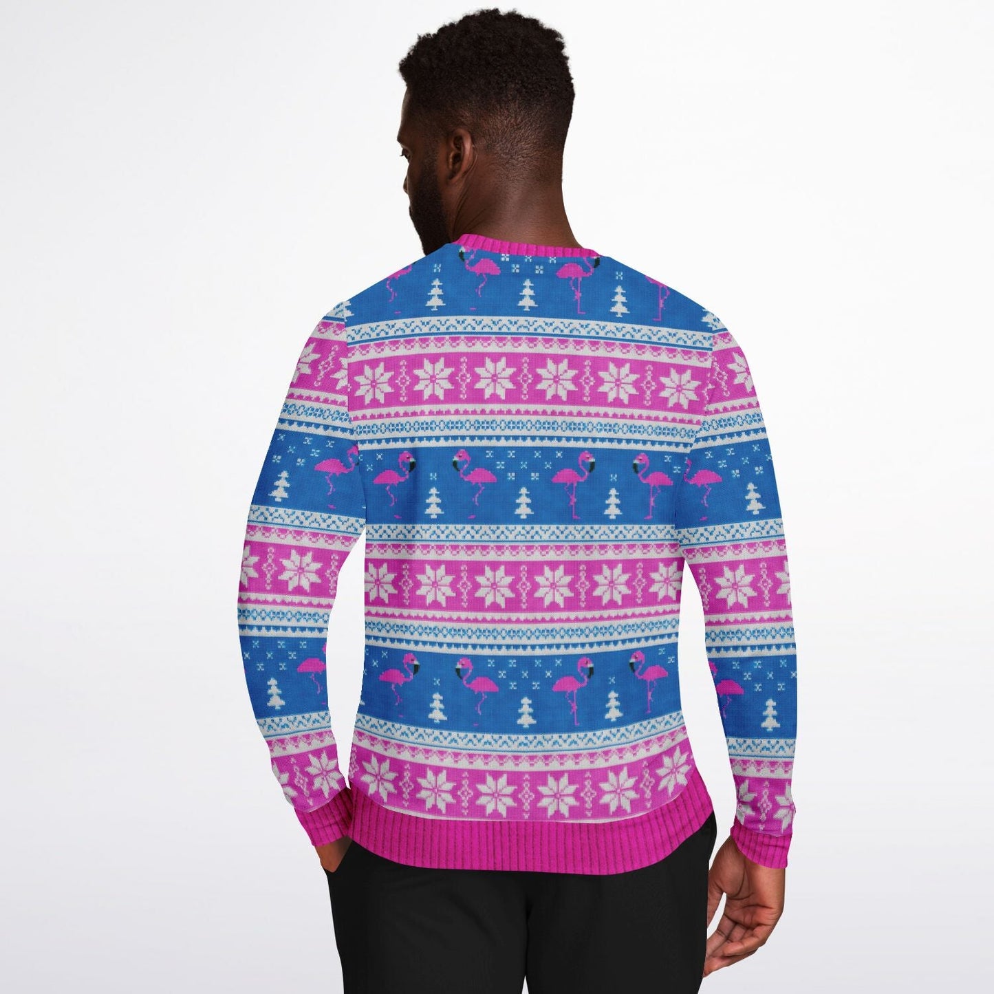 Feliz Flamingo Christmas Sweater