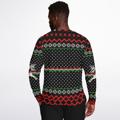 “Santa’s Naughty List Lifetime Member” Funny Ugly Christmas Sweater