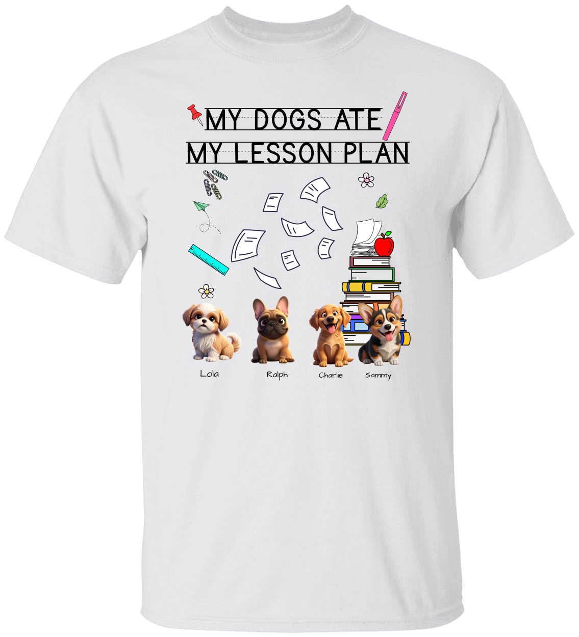 Gildan unisex teacher shirt – personalized funny educator gif