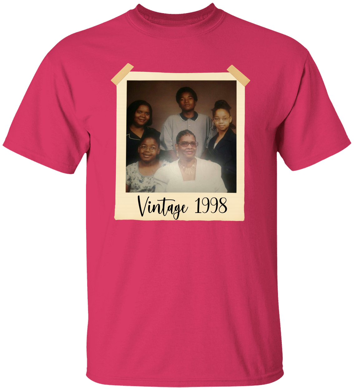 Customized Vintage Polaroid T-Shirt