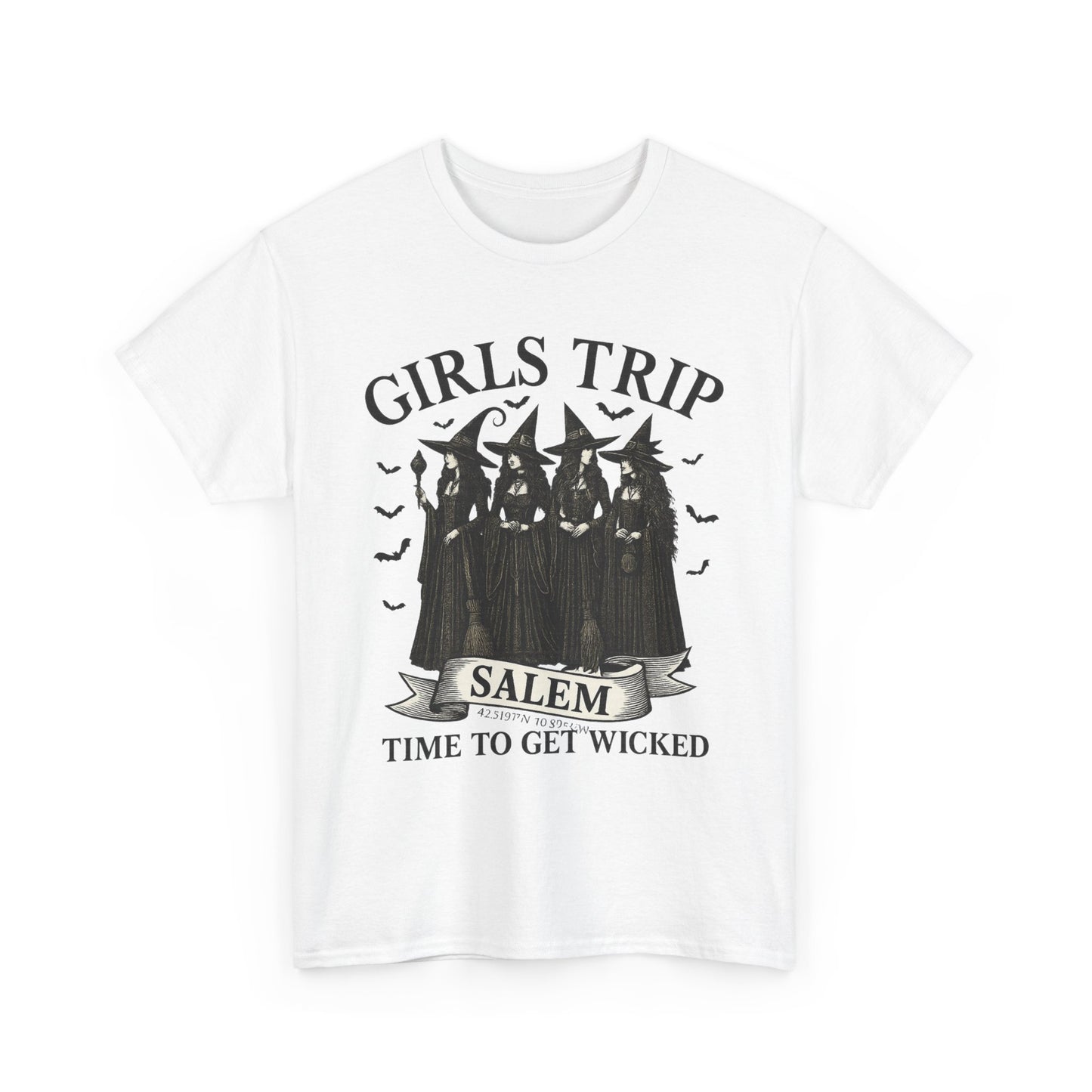 Girls Trip Unisex Heavy Cotton Tee, Fun Group Vacation Shirt, Best Friend Gift, Travel T-Shirt, Casual Summer Wear, Perfect for Celebrations