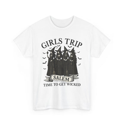 Girls Trip Unisex Heavy Cotton Tee, Fun Group Vacation Shirt, Best Friend Gift, Travel T-Shirt, Casual Summer Wear, Perfect for Celebrations