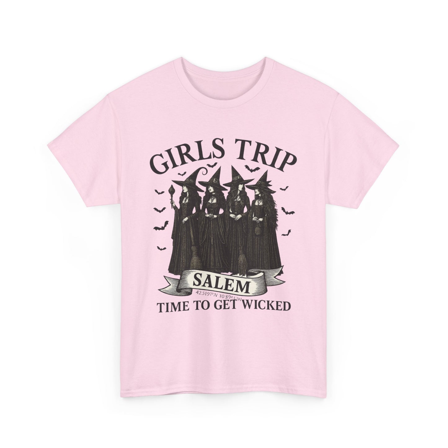 Girls Trip Unisex Heavy Cotton Tee, Fun Group Vacation Shirt, Best Friend Gift, Travel T-Shirt, Casual Summer Wear, Perfect for Celebrations