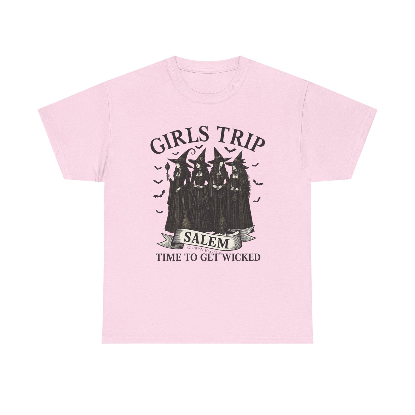 Girls Trip Unisex Heavy Cotton Tee, Fun Group Vacation Shirt, Best Friend Gift, Travel T-Shirt, Casual Summer Wear, Perfect for Celebrations