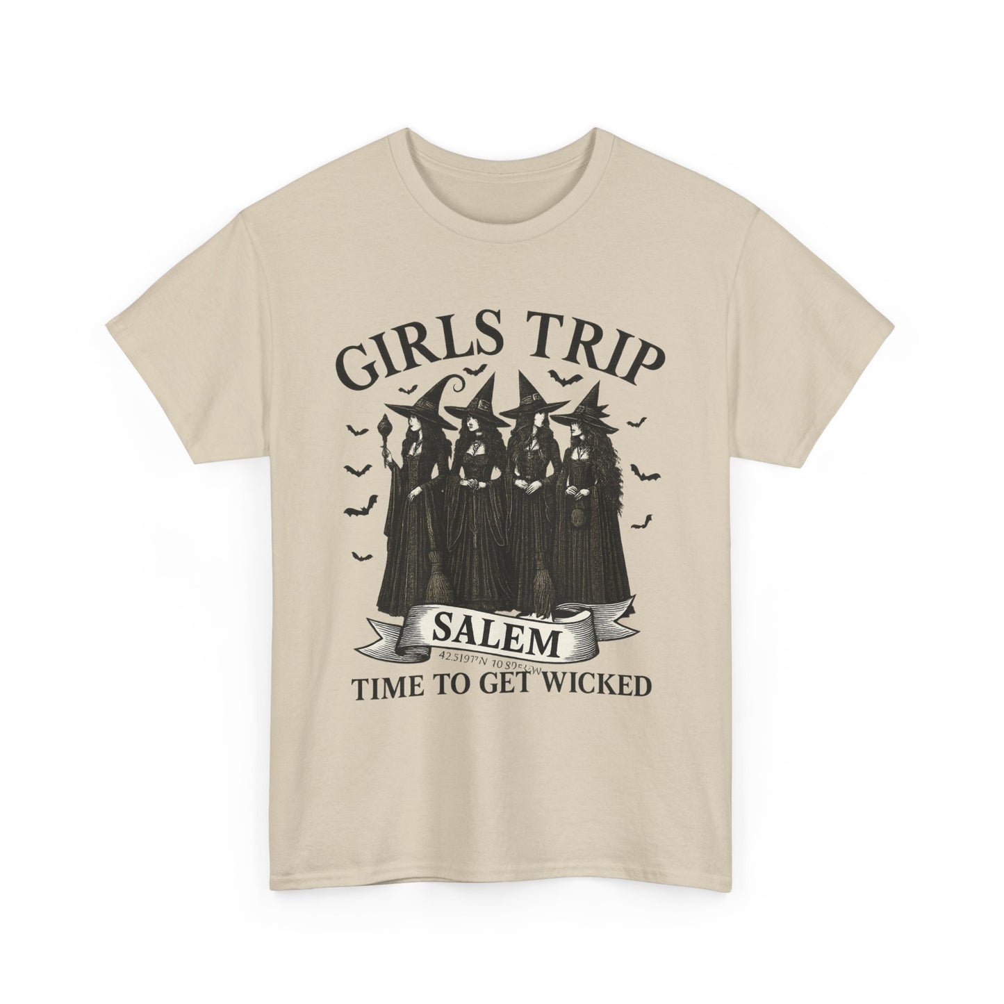 Girls Trip Unisex Heavy Cotton Tee, Fun Group Vacation Shirt, Best Friend Gift, Travel T-Shirt, Casual Summer Wear, Perfect for Celebrations