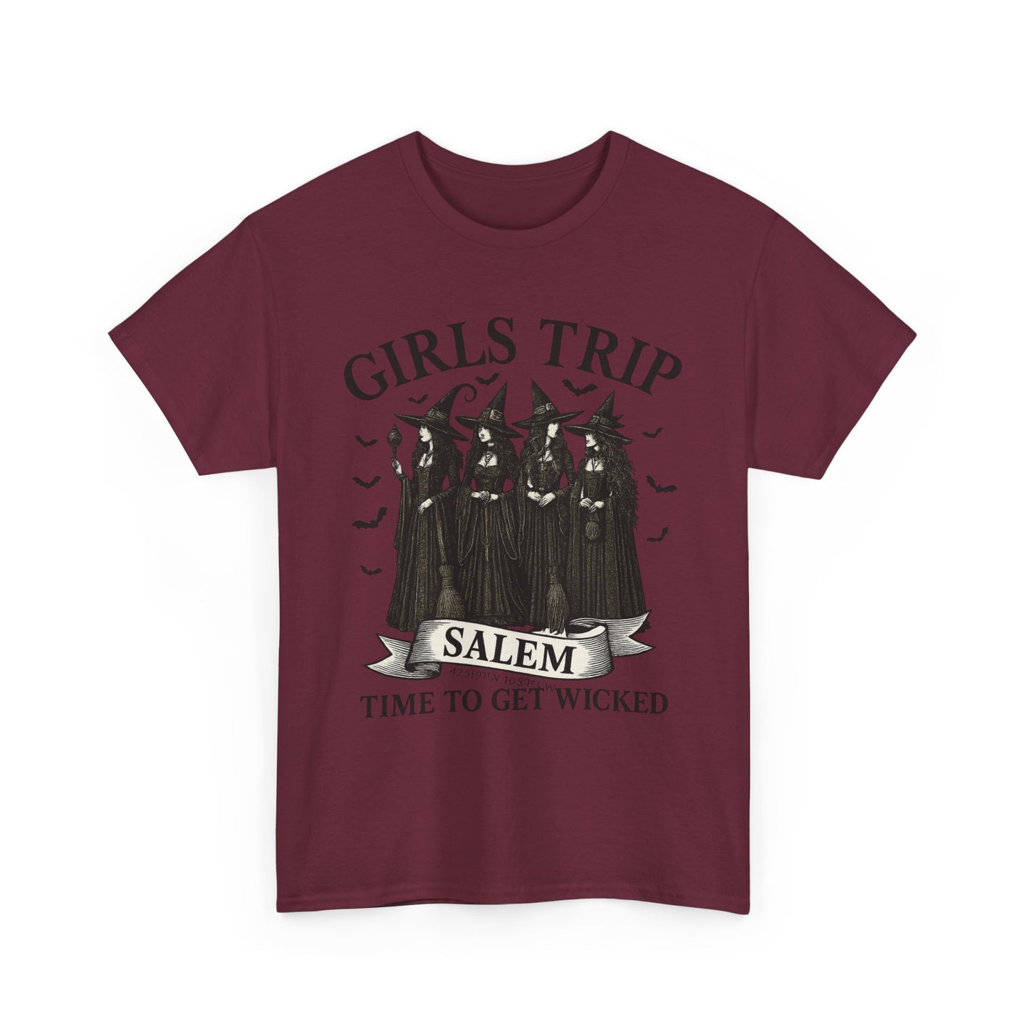 Girls Trip Unisex Heavy Cotton Tee, Fun Group Vacation Shirt, Best Friend Gift, Travel T-Shirt, Casual Summer Wear, Perfect for Celebrations