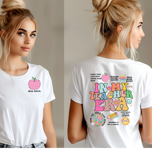 Personalized | In My Teacher Era | T-Shirt