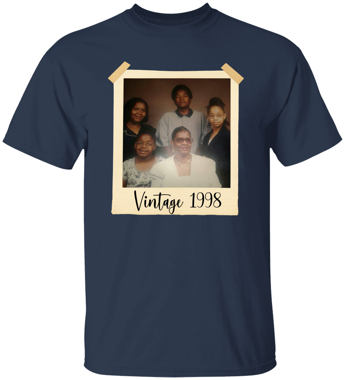 Customized Vintage Polaroid T-Shirt