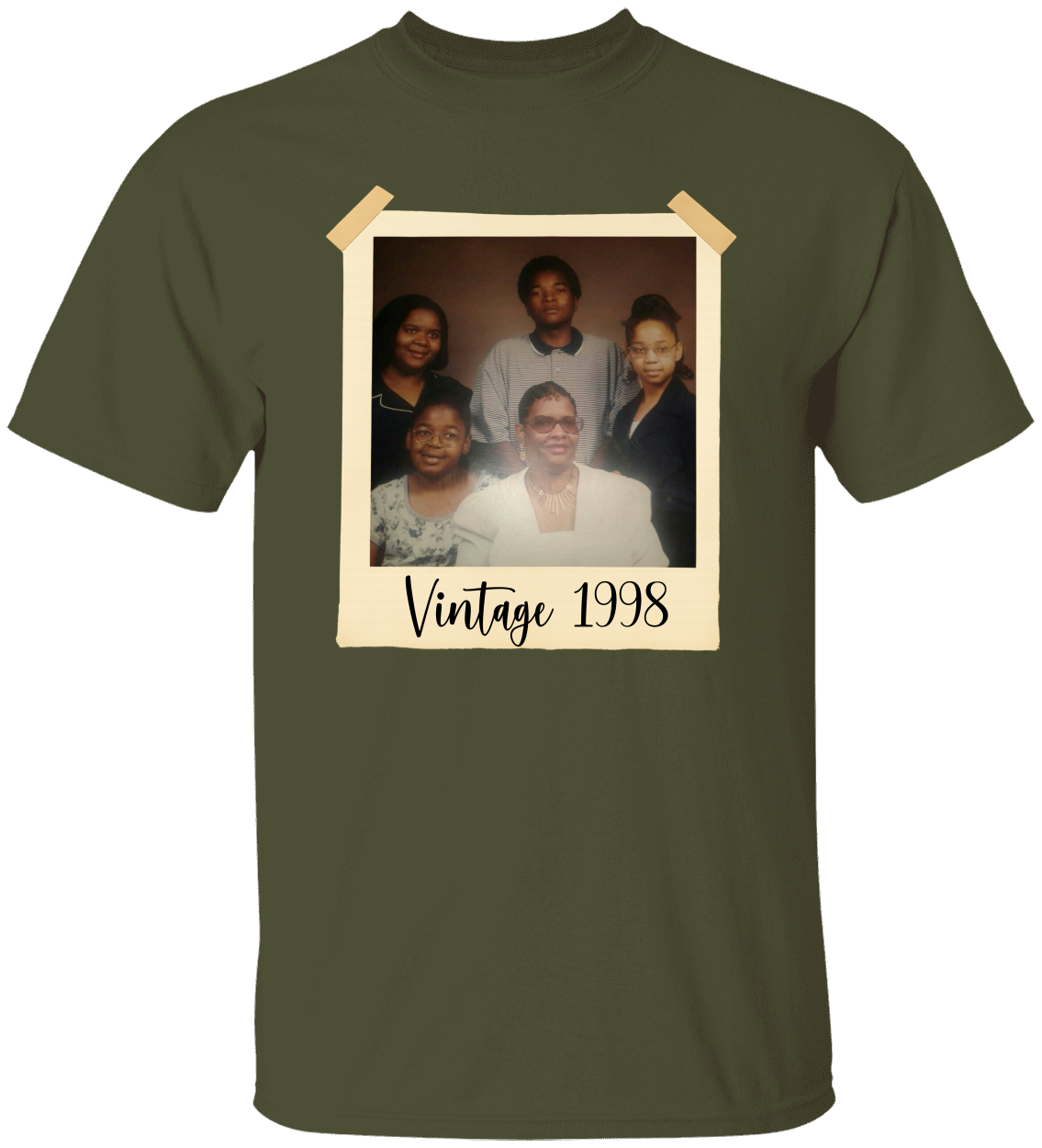 Customized Vintage Polaroid T-Shirt