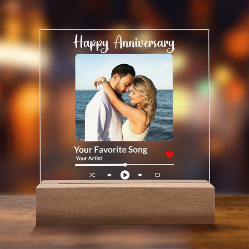 Love Song LED Keepsake Plaque - Personalized