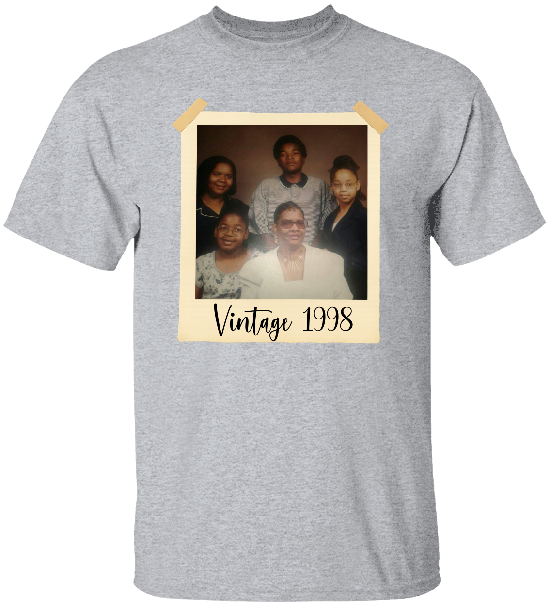 Customized Vintage Polaroid T-Shirt