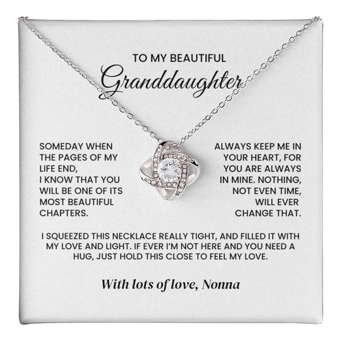 Personalized Granddaughter Necklace | Pages of My Life