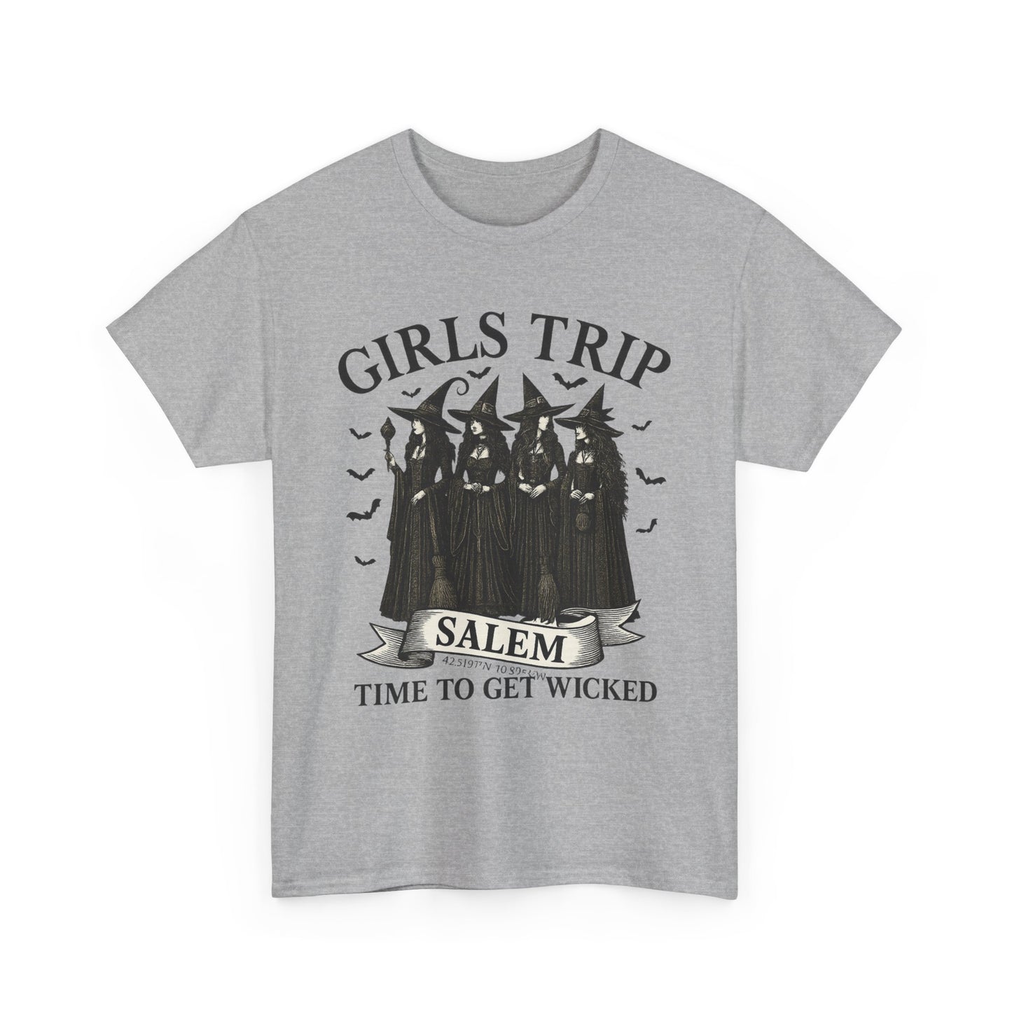Girls Trip Unisex Heavy Cotton Tee, Fun Group Vacation Shirt, Best Friend Gift, Travel T-Shirt, Casual Summer Wear, Perfect for Celebrations