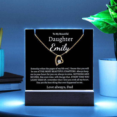 PERSONALIZED-To My Daughter | Beautiful Chapter | Keepsake Gift Set