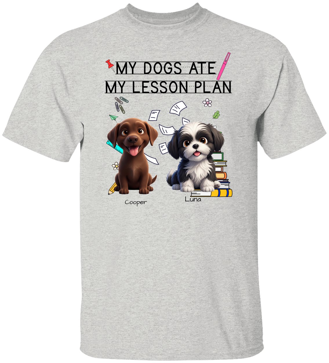 Funny teacher shirt – My Dog Ate My Lesson Plan