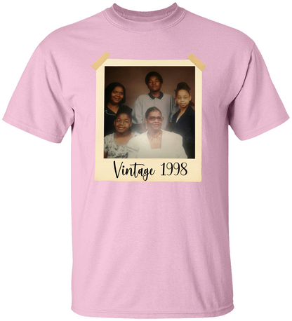 Customized Vintage Polaroid T-Shirt