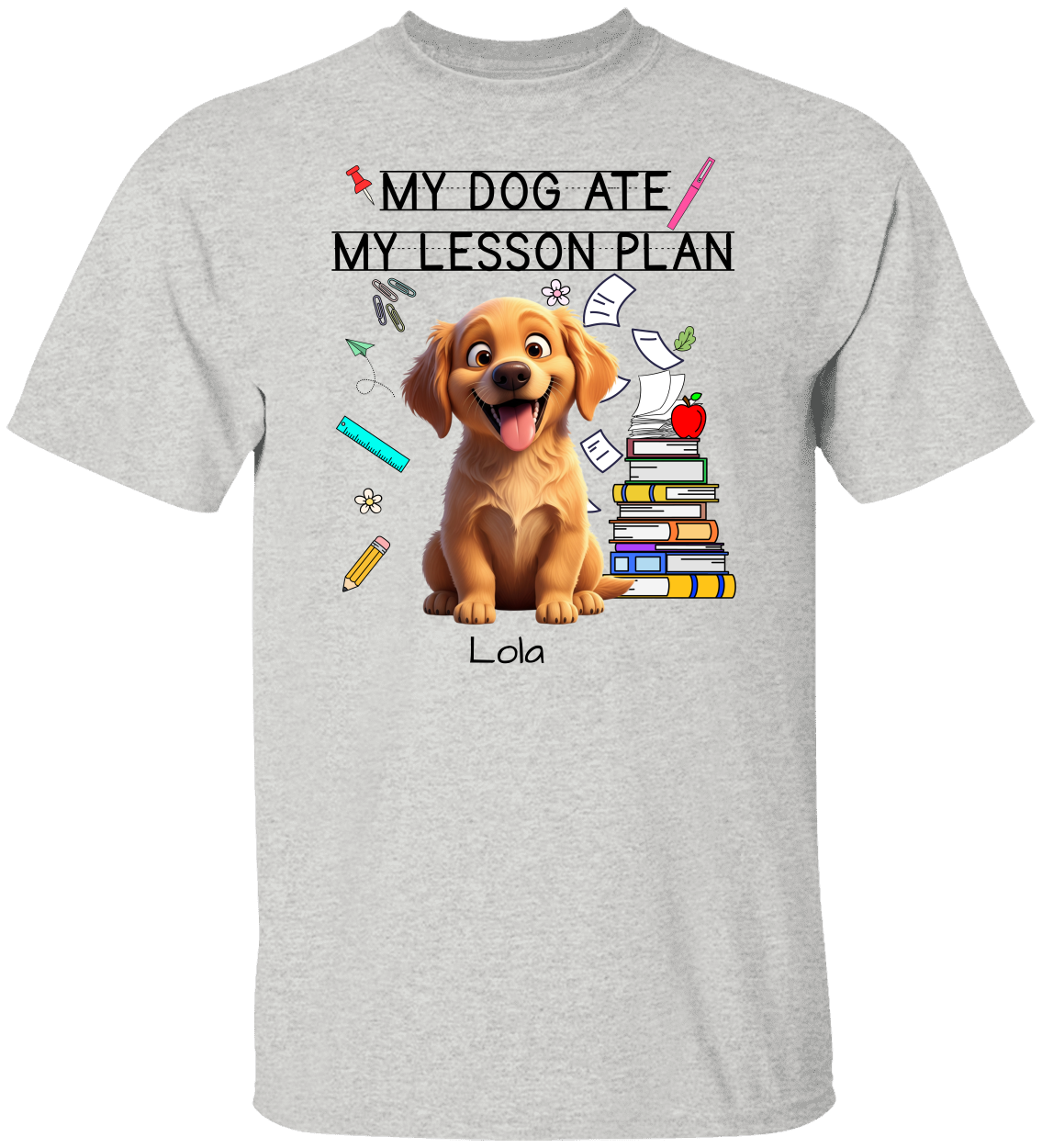 Funny teacher shirt – My Dog Ate My Lesson Plan