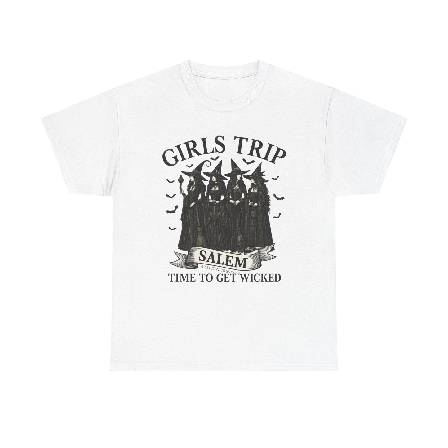 Girls Trip Unisex Heavy Cotton Tee, Fun Group Vacation Shirt, Best Friend Gift, Travel T-Shirt, Casual Summer Wear, Perfect for Celebrations