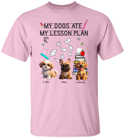 Funny teacher shirt – My Dog Ate My Lesson Plan