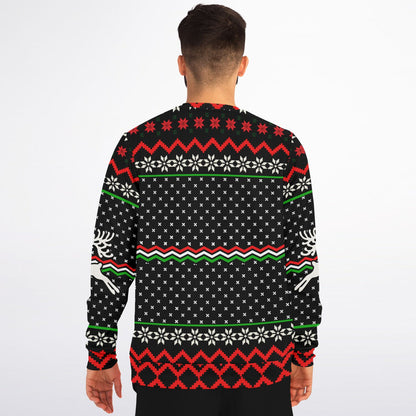 “Santa’s Naughty List Lifetime Member” Funny Ugly Christmas Sweater