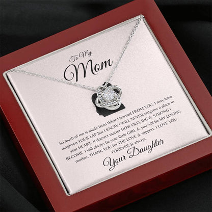 To Mom from Daughter | Love Knot Necklace
