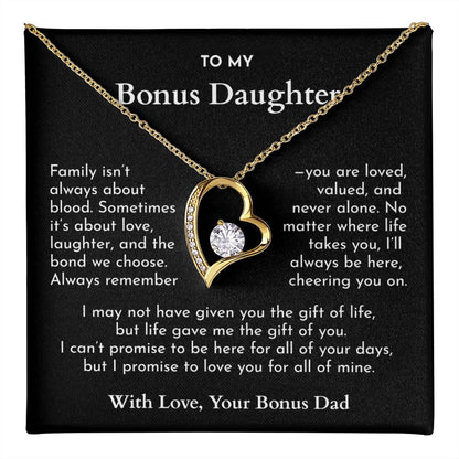 “Life Gave Me the Gift of You”--A Promise From Bonus Dad to Daughter (B❤)