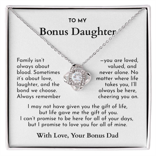 “Life Gave Me the Gift of You”--A Promise From Bonus Dad to Daughter (W)