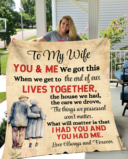 To My Wife | "We Got This" Blanket