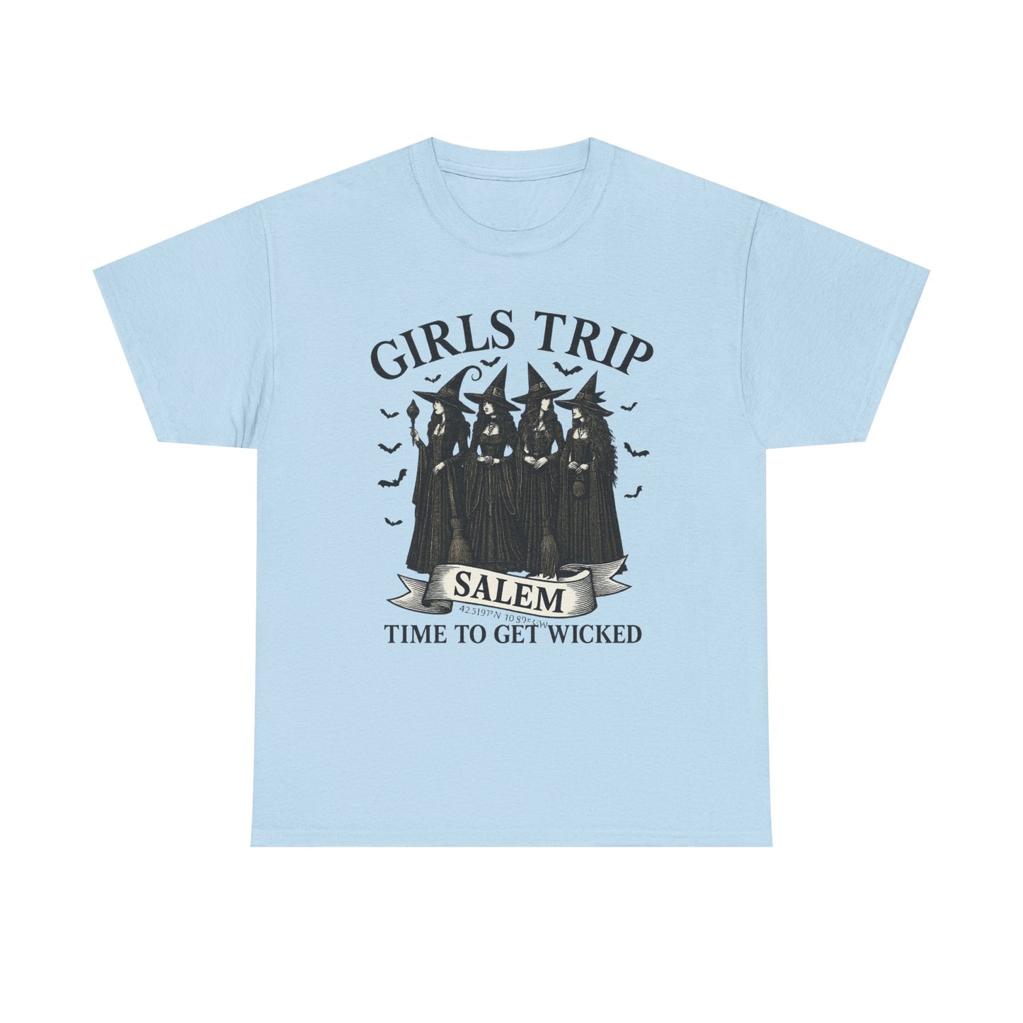 Girls Trip Unisex Heavy Cotton Tee, Fun Group Vacation Shirt, Best Friend Gift, Travel T-Shirt, Casual Summer Wear, Perfect for Celebrations