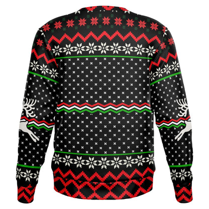 “Santa’s Naughty List Lifetime Member” Funny Ugly Christmas Sweater
