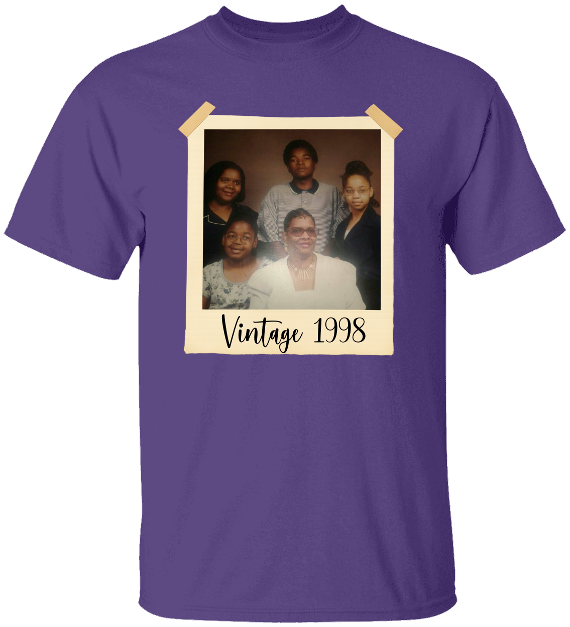 Customized Vintage Polaroid T-Shirt