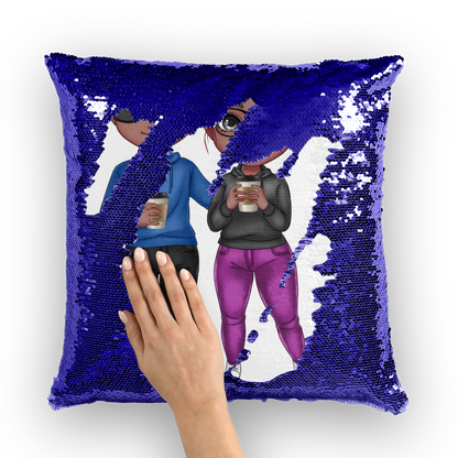 Customizable Sequin Cushion Cover