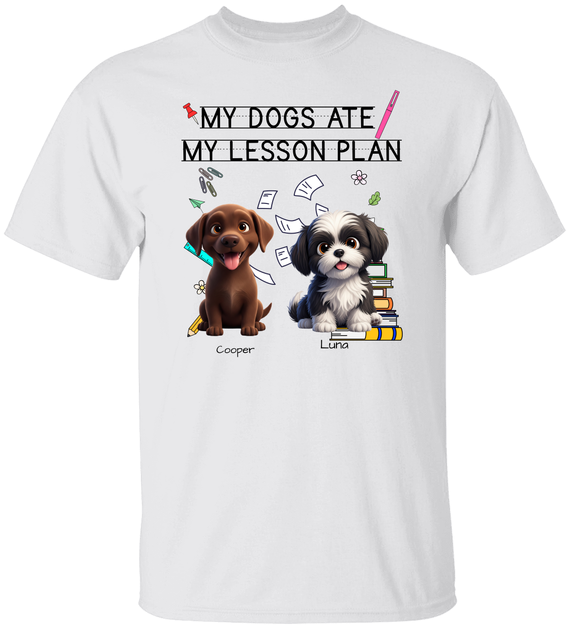 Funny teacher shirt – My Dog Ate My Lesson Plan
