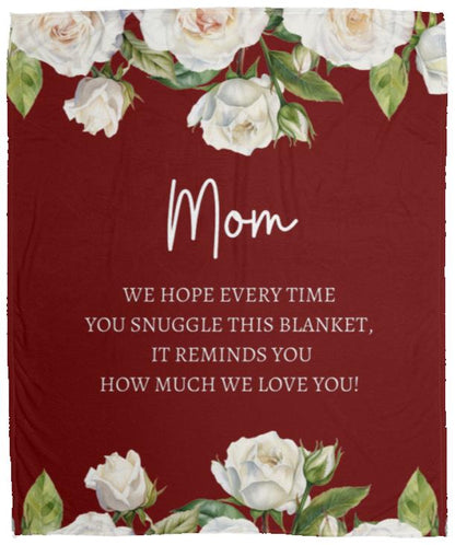 Mom Snuggle | Plush Fleece Blanket - 50x60