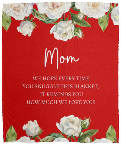 Mom Snuggle | Plush Fleece Blanket - 50x60